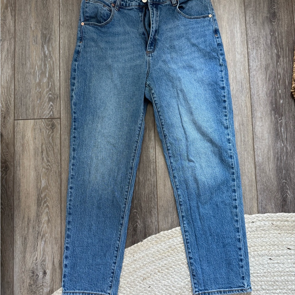 Abrand Blue Straight Leg Jeans